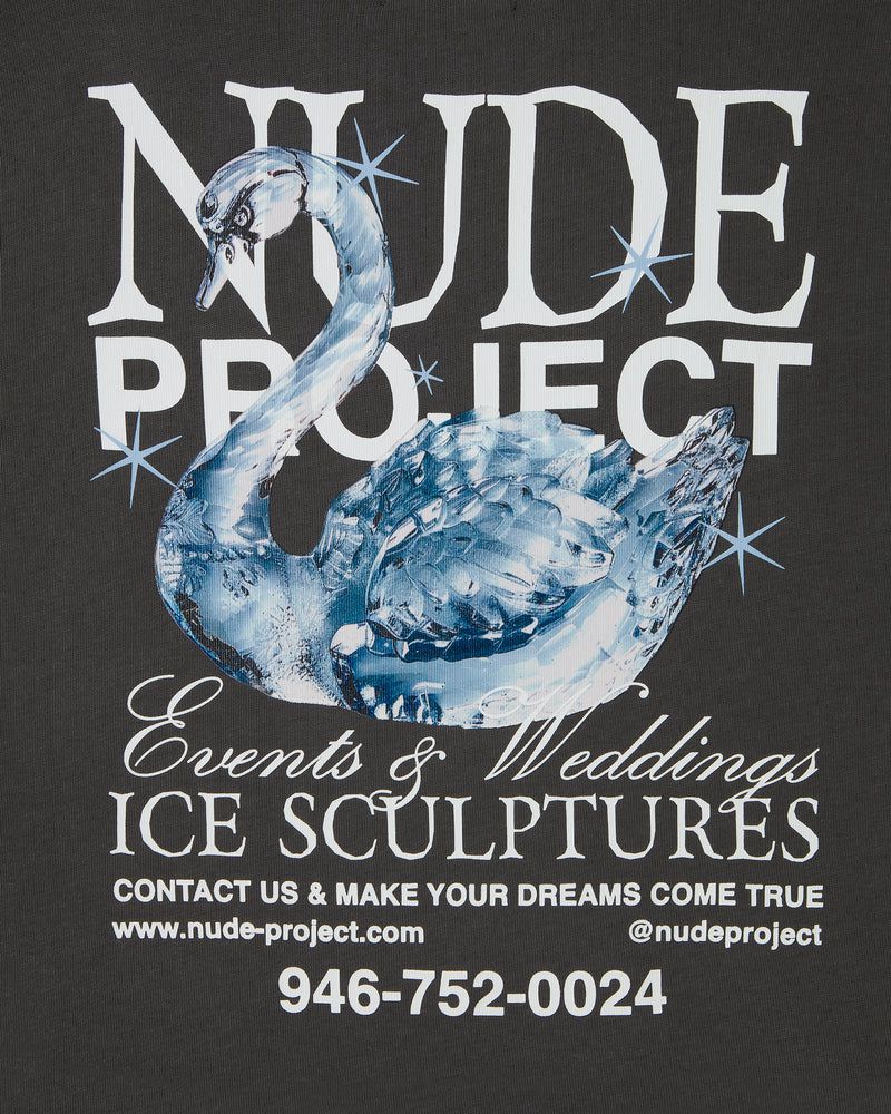 Nude Project Sculpture T-shirt Dark Grey | US-23859DTSY