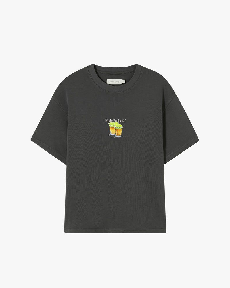 Nude Project Tequila T-shirt Dark Grey | US-98546ZKAQ