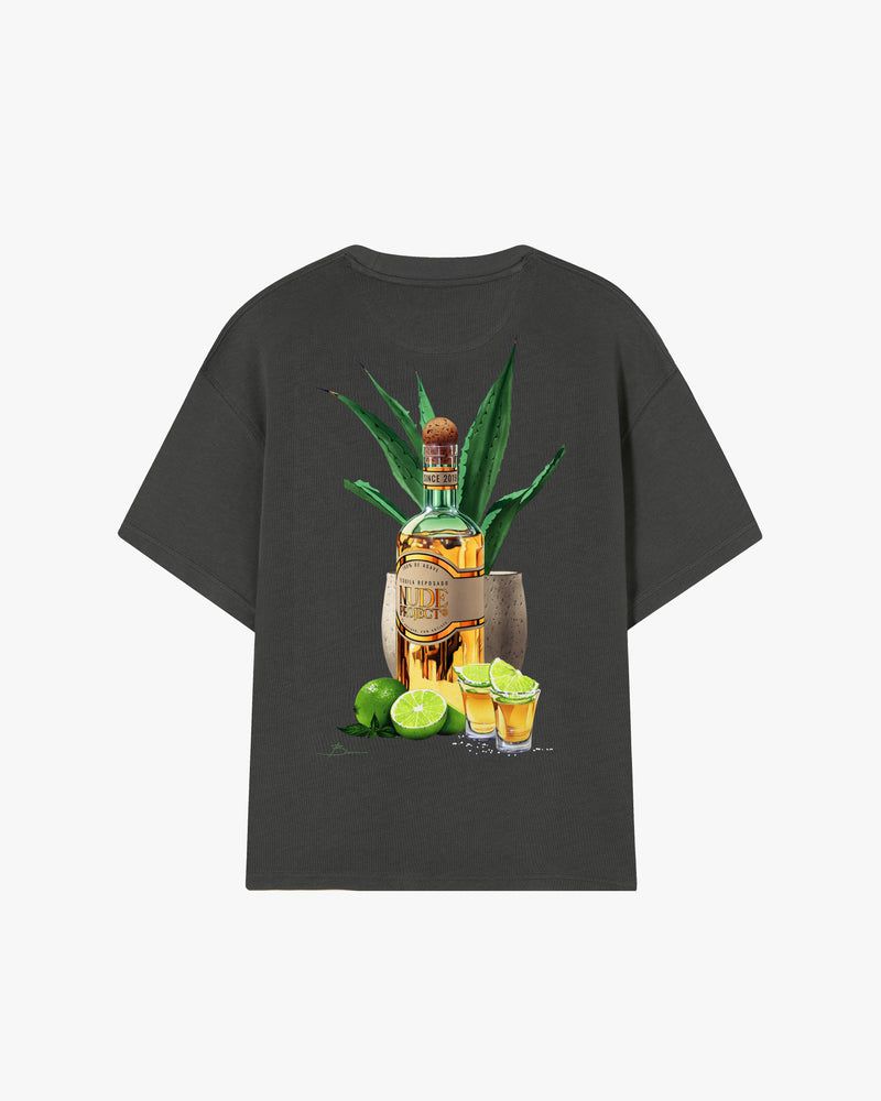 Nude Project Tequila T-shirt Dark Grey | US-98546ZKAQ