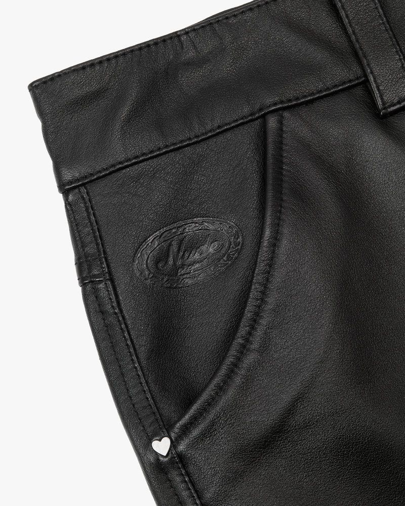 Nude Project The Leather Pants Black | US-07395CVXU