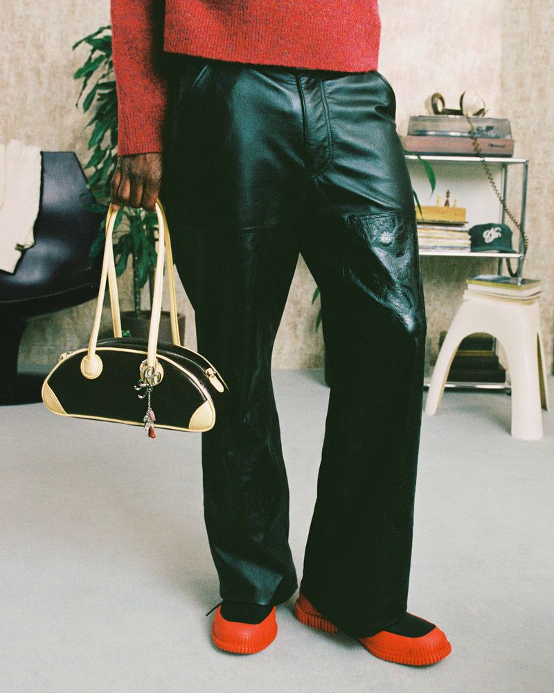 Nude Project The Leather Pants Black | US-07395CVXU