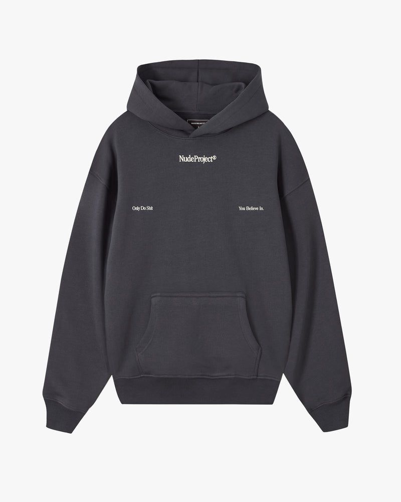 Nude Project Time Hoodie Dark Grey | US-16253TXEV