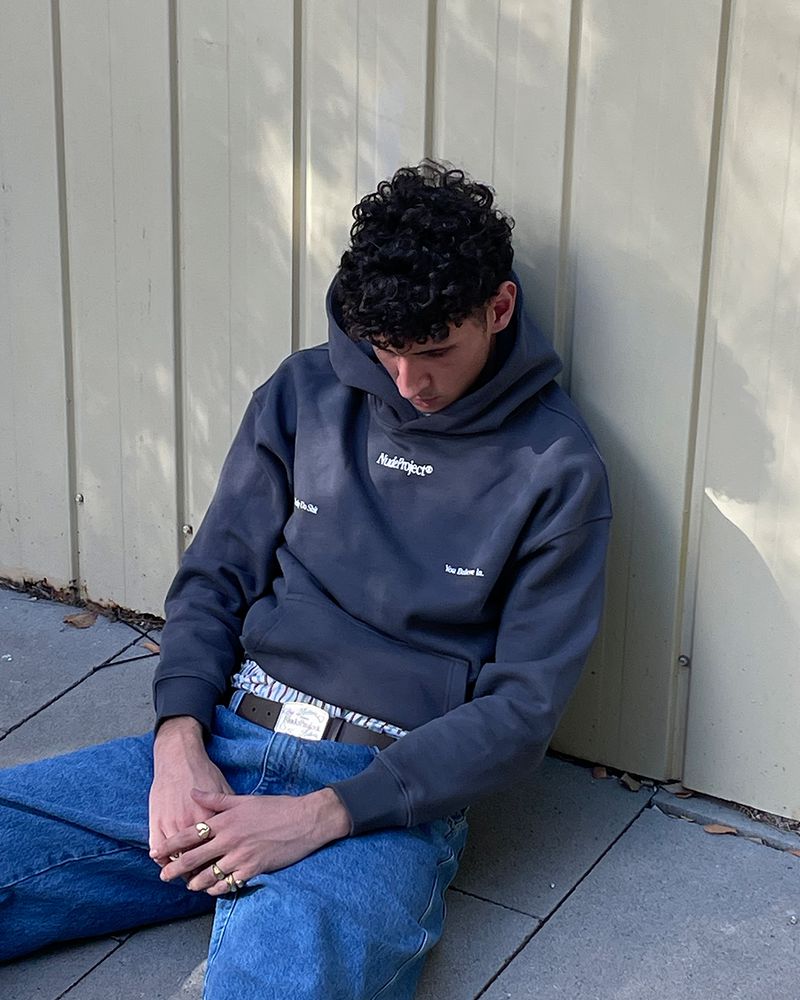 Nude Project Time Hoodie Dark Grey | US-16253TXEV