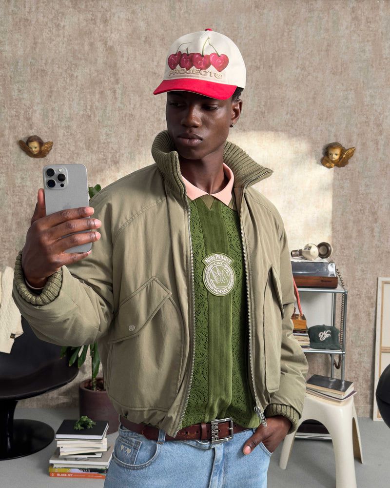 Nude Project Versailles Bomber Jacket khaki | US-21094RWXL