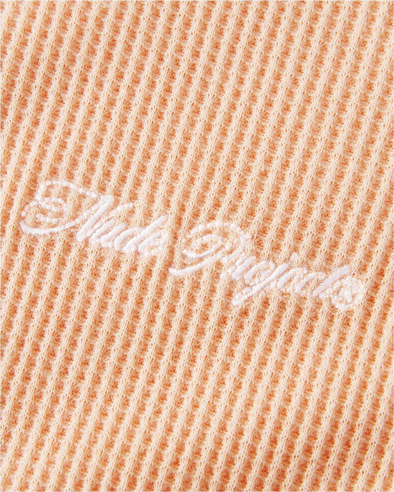 Nude Project Waffle Tank Top Coral | US-06532FIHW
