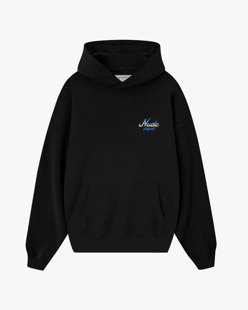 Nude Project Yelo Hoodie Black | US-59310CSPA